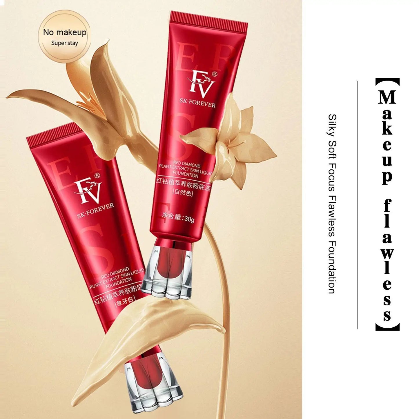 FV Foundation Lightweight, Waterproof & Long Lasting