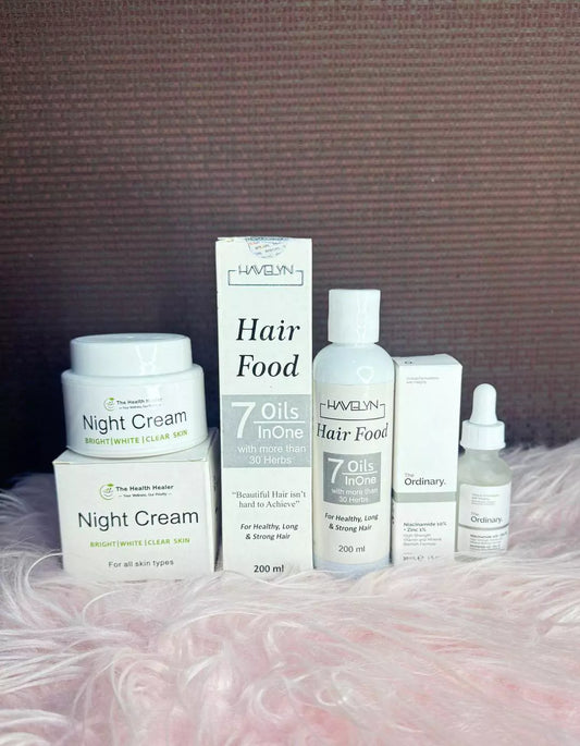 Skincare & Haircare Bundle - 3 in 1 Solution for All Your Beauty Needs