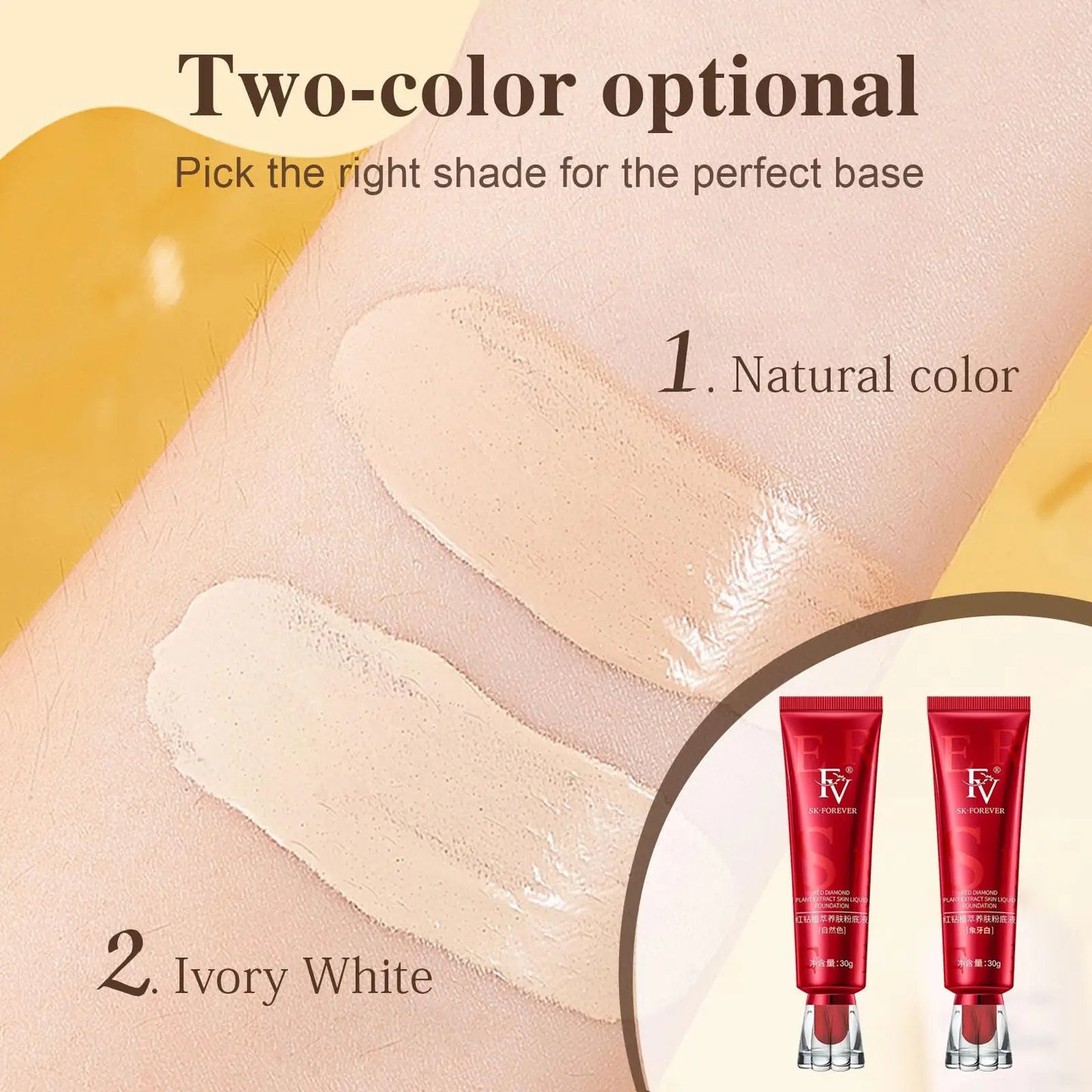 FV Foundation Lightweight, Waterproof & Long Lasting
