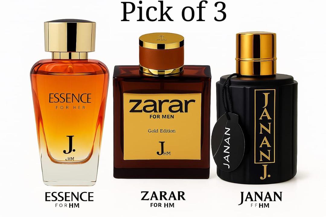 "Janan, Zarar & Enssence Perfume Combo Pack – 3 Premium Fragrance Collection